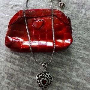 Brighton Love Your Heart Red Gem Necklace